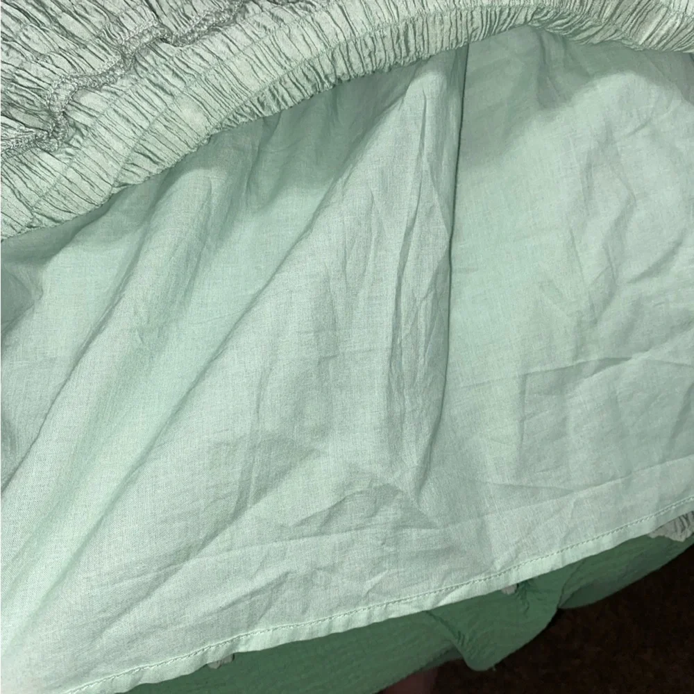 Day+Moon Green Smocked Textured Ruffle Dress - Picture 11 of 11